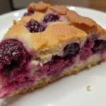 Mixed Berry Coffee Cake with fresh berries on top